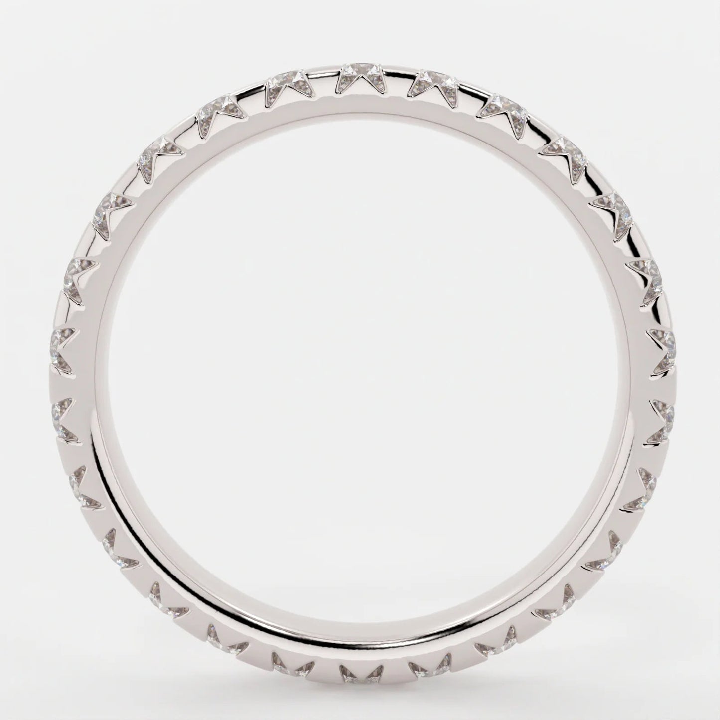 (1 CT T.W) Round Cut Infinity Pave Band - Reflections Jewelers
