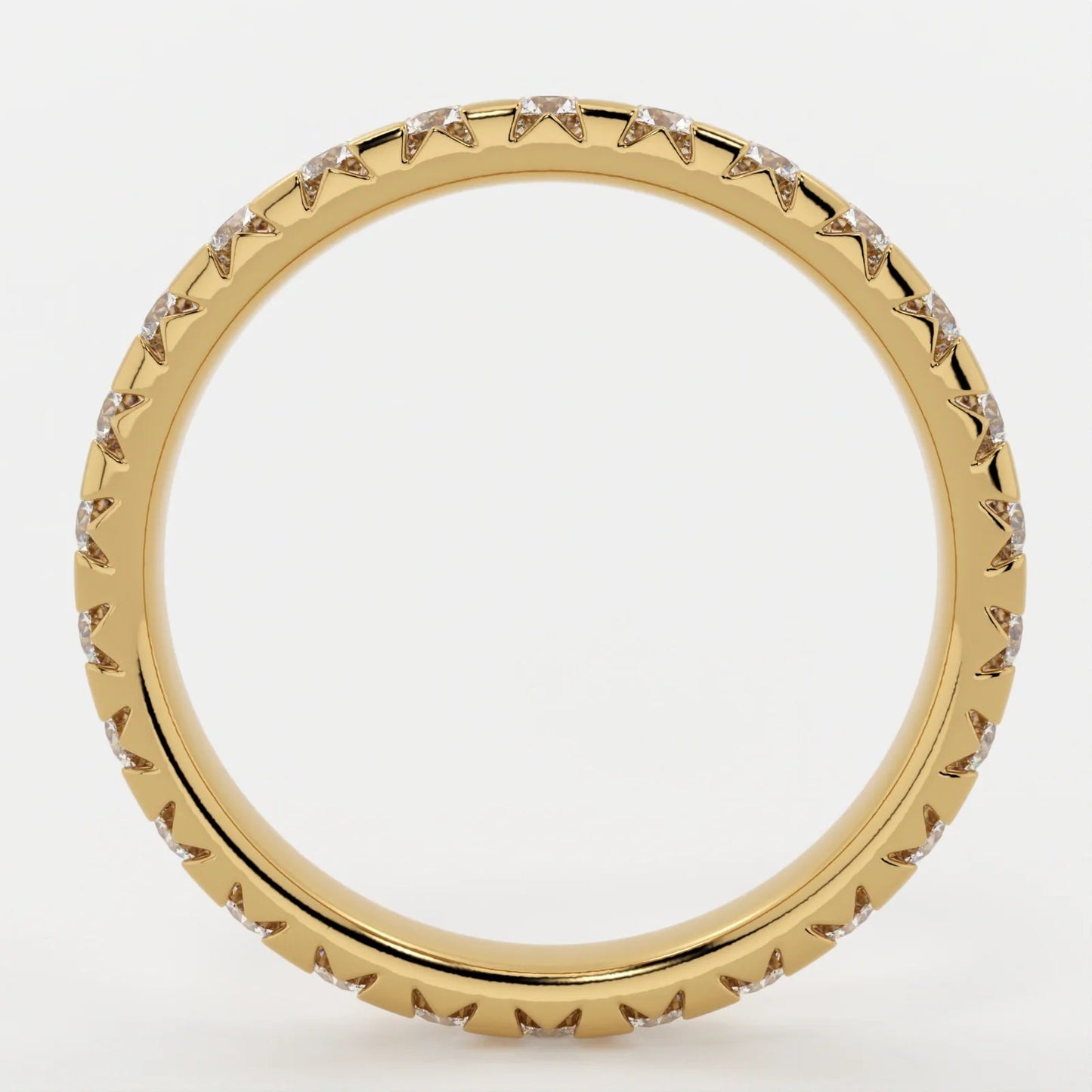 (1 CT T.W) Round Cut Infinity Pave Band - Reflections Jewelers