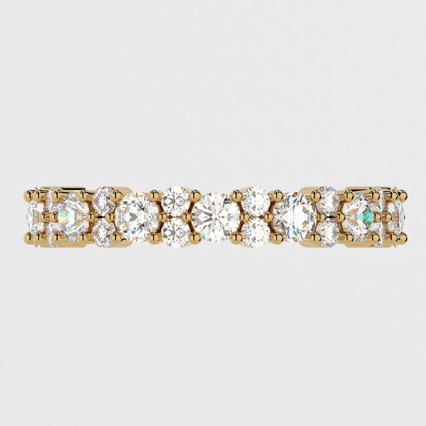 Cluster Pavé Band