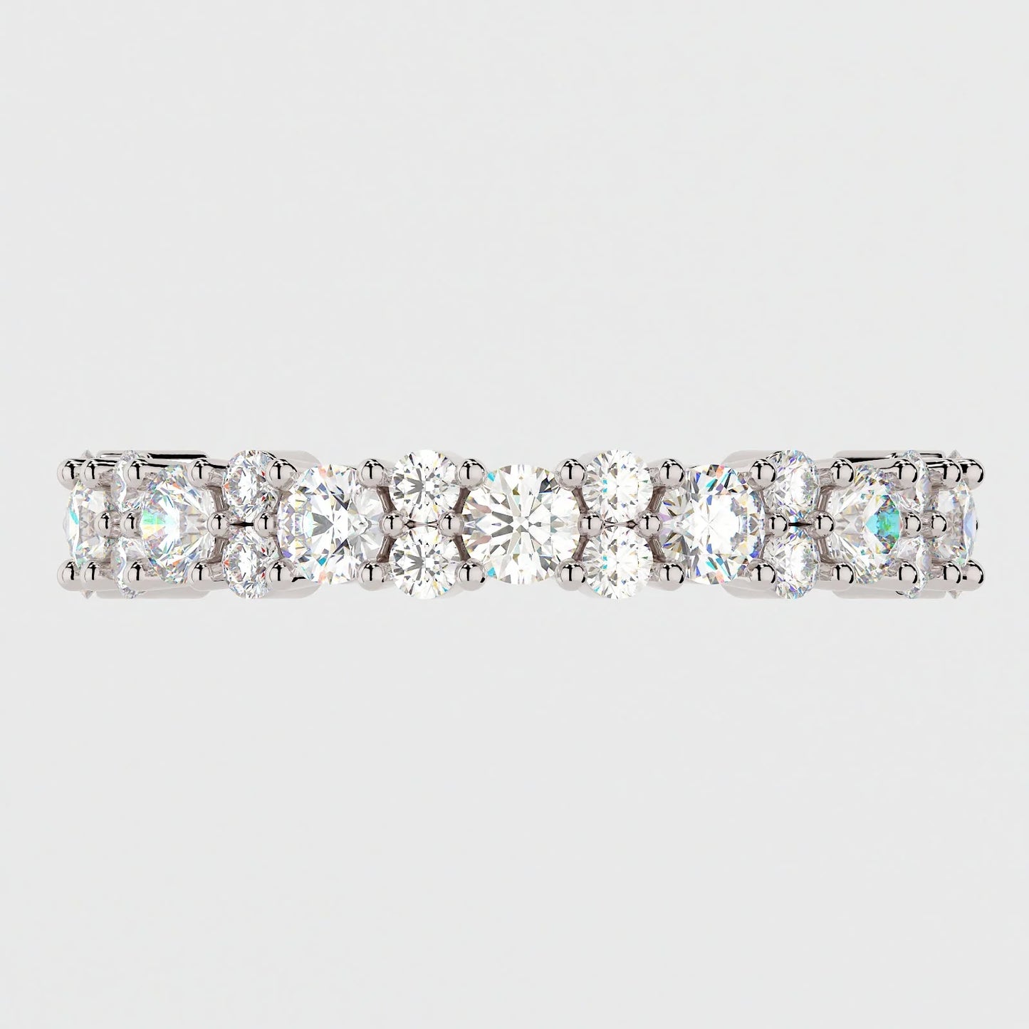 Cluster Pavé Band