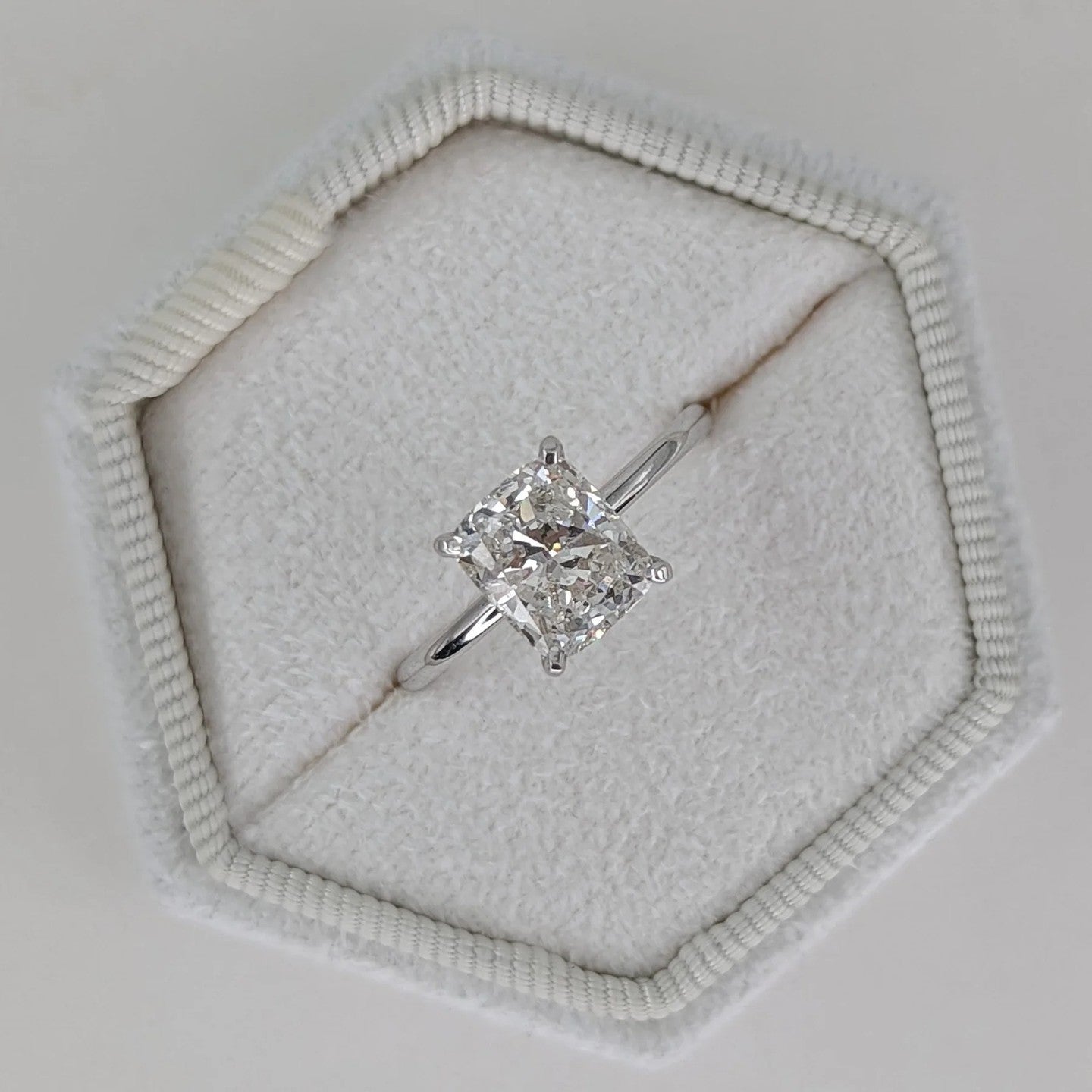 2.0 Carat Princess Cut Diamond Ring