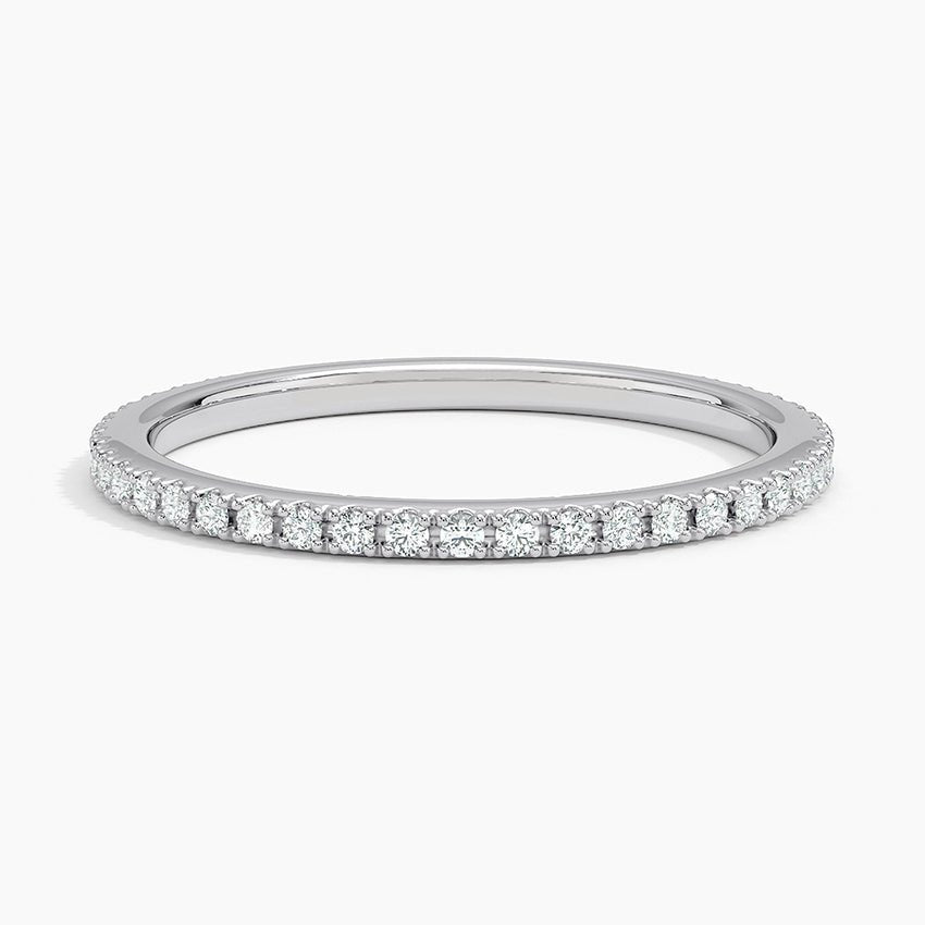(.8 CT T.W.) Round Cut Infinity Pave Band - Reflections Jewelers
