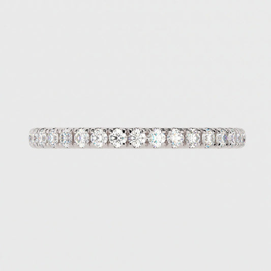 (.8 CT T.W.) Round Cut - U-Prong Pavé - Reflections Jewelers
