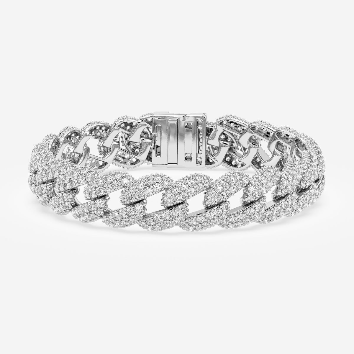 Heavyweight Pavé Cuban Bracelet