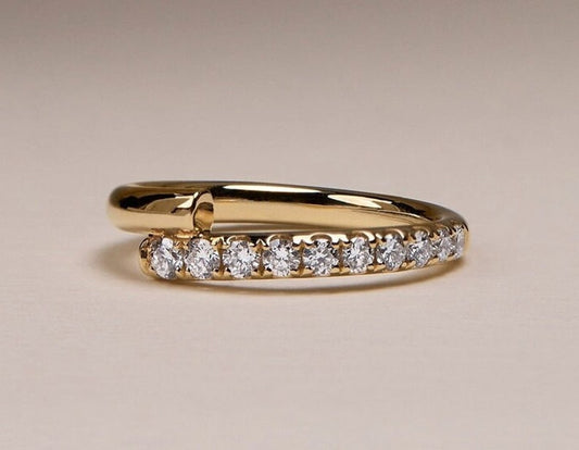 Open Cuffed Engagement Band
