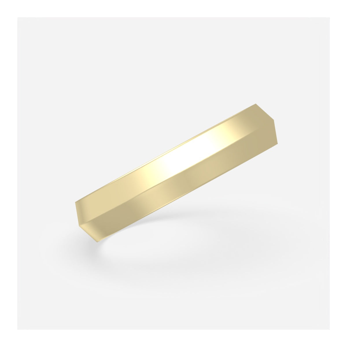 4mm Knife Edge Wedding Band