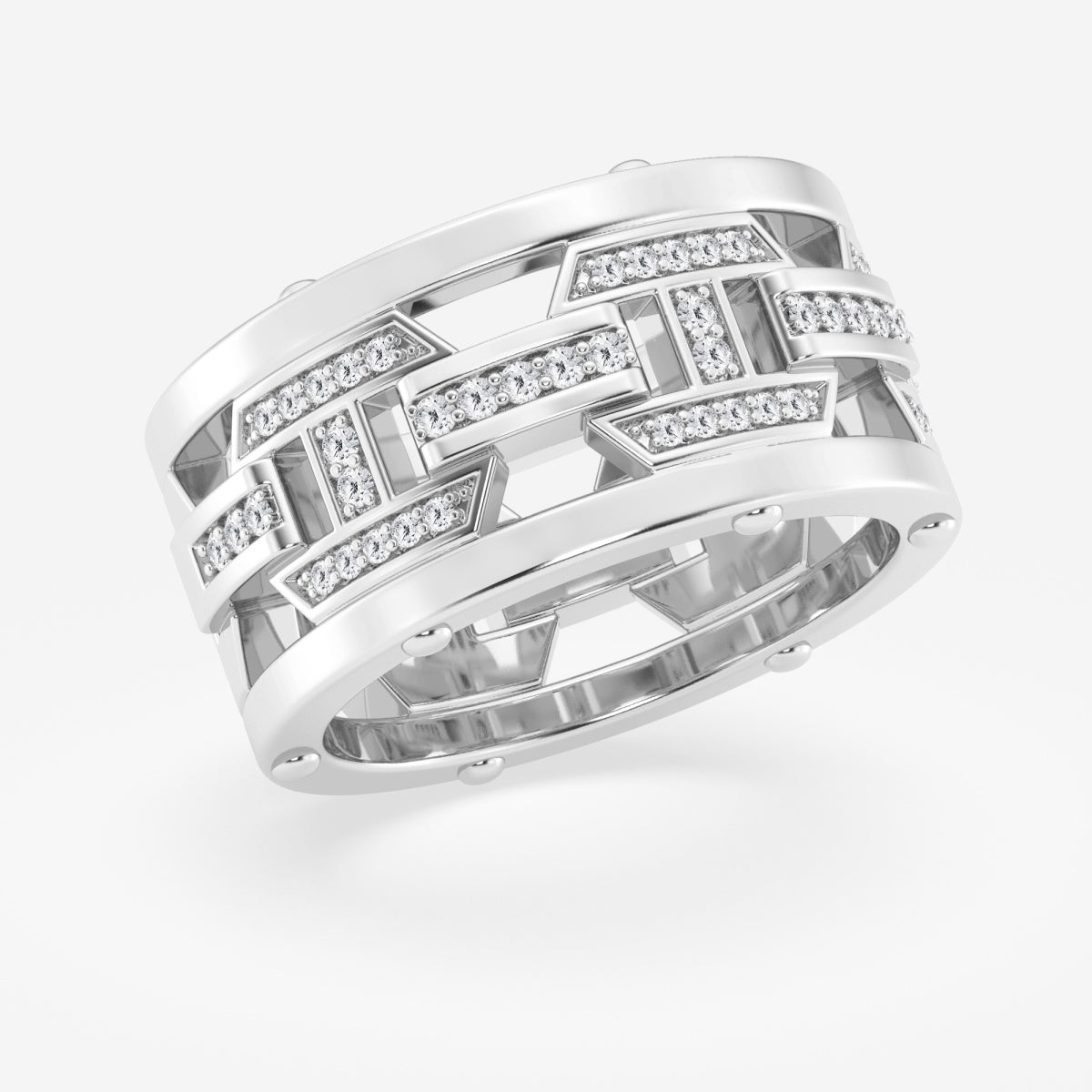 Round Mariner Wedding Band