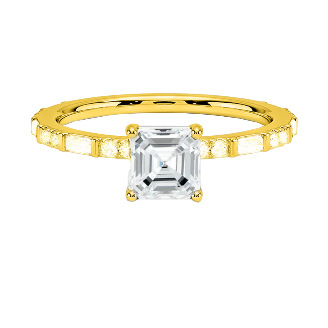 Moissanite Diamond Ring