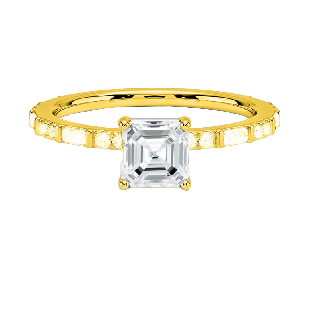  Moissanite Diamond Ring