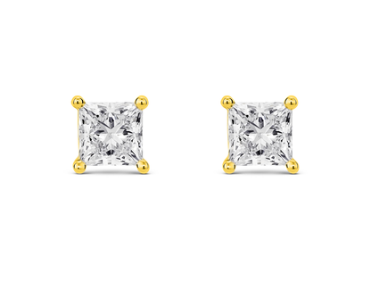 Square Stud Earrings (4CT. Total)