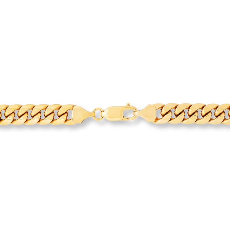 10k Gold Cuban Chain Necklace 22" – view 2