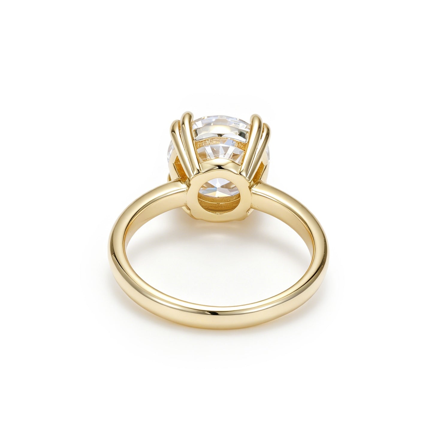 3.00 Carat Round Brilliant Solitaire Double Prong Ring