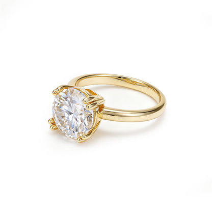 3.00 Carat Round Brilliant Solitaire Double Prong Ring