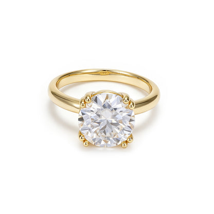 3.00 Carat Round Brilliant Solitaire Double Prong Ring