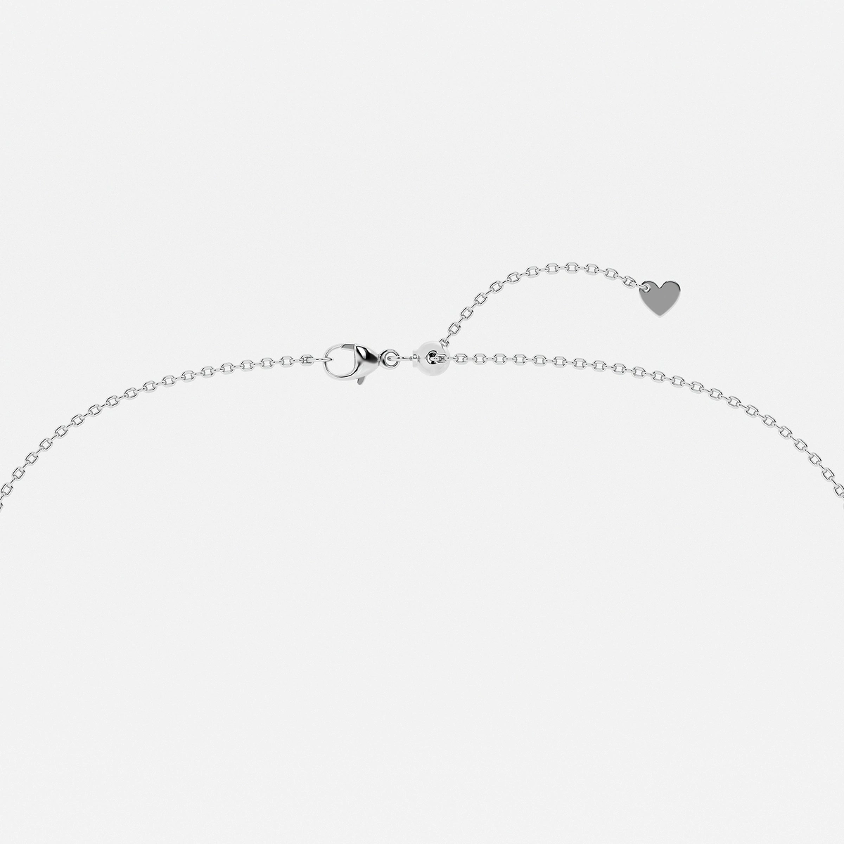 1 ctw Round Thirteen Stone Moissanite Necklace – view 3
