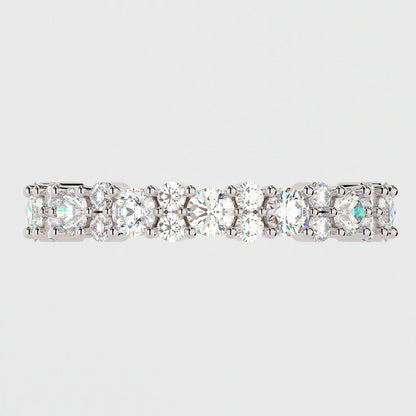 Cluster Pavé Band