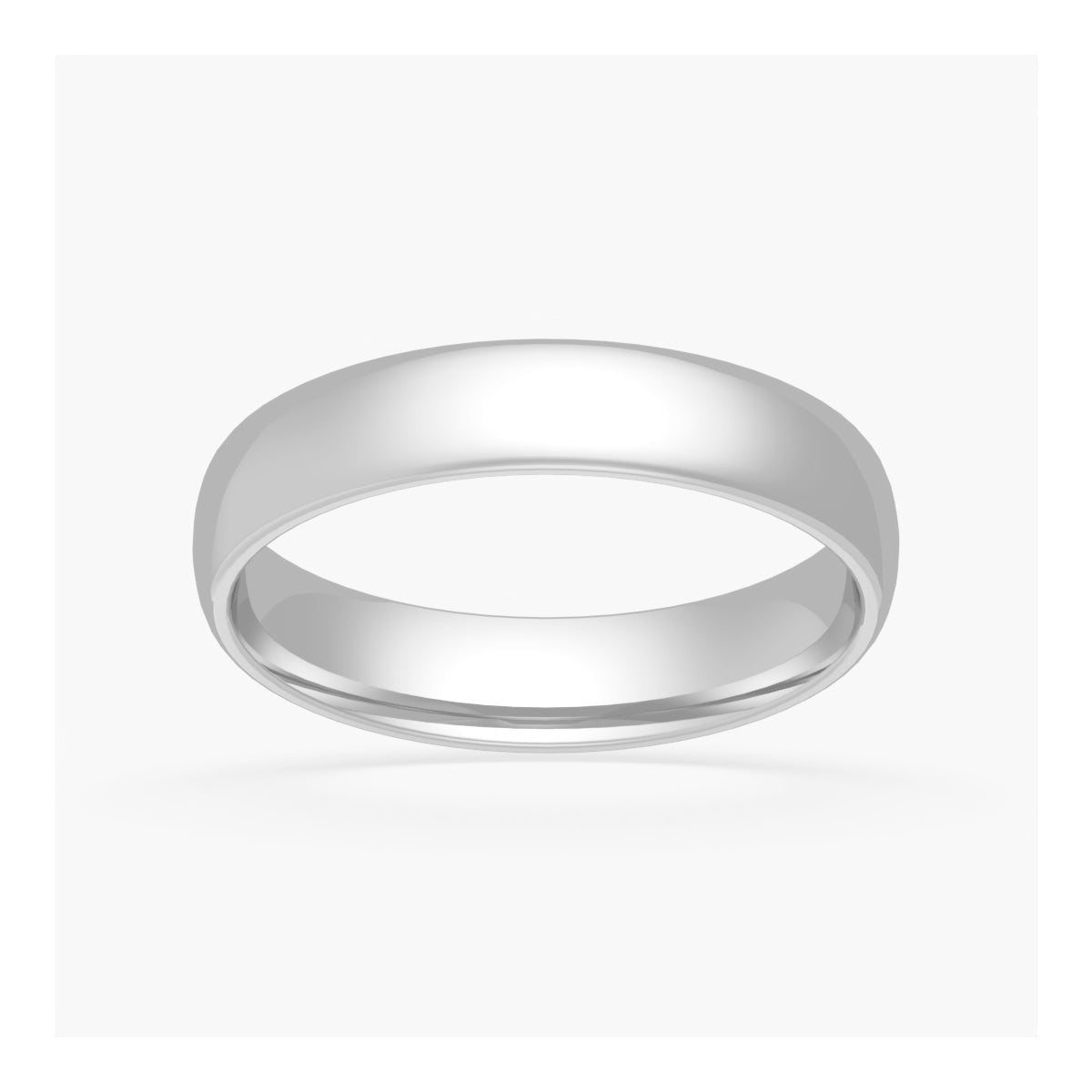 High Polished Classic Wedding Band – view 4