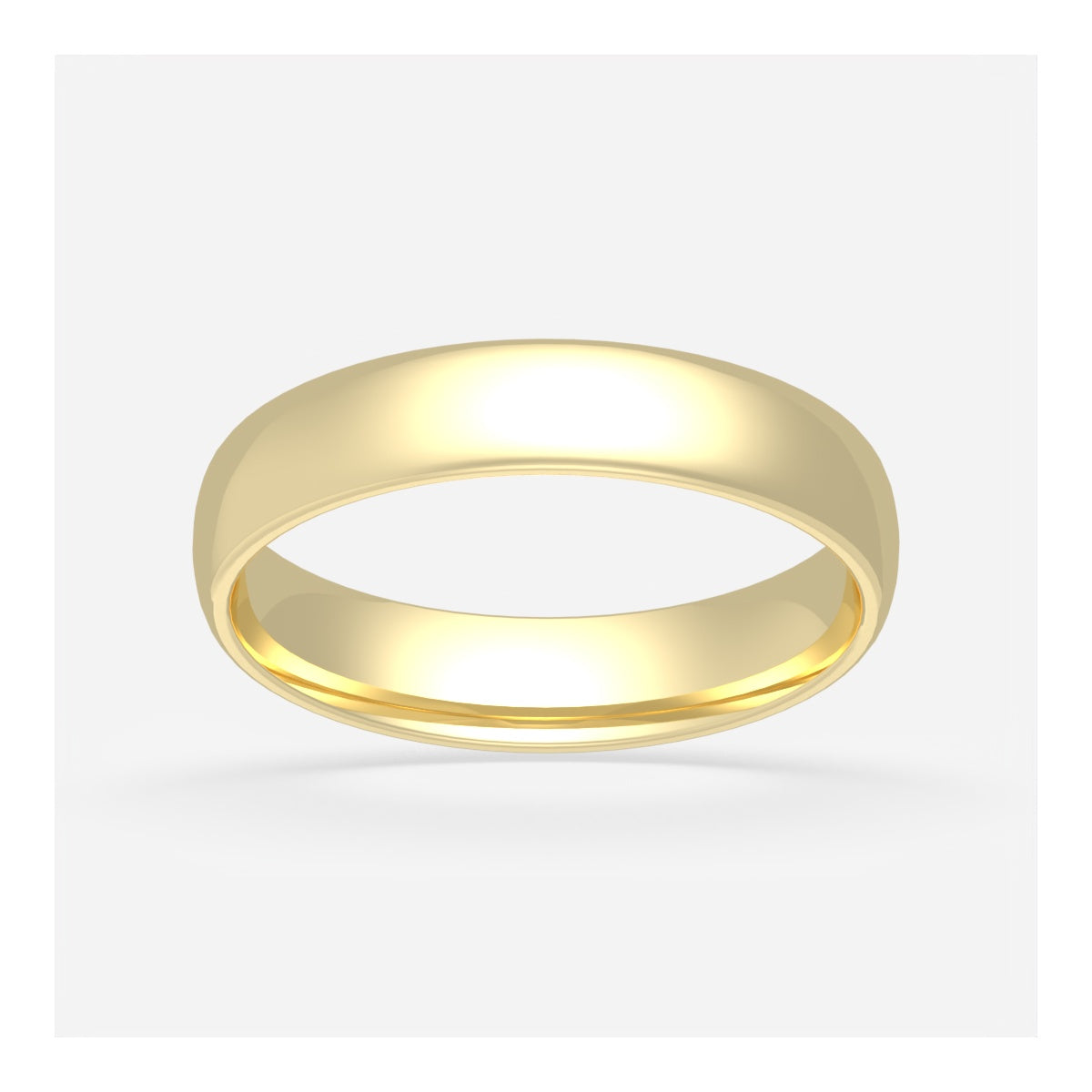 High Polished Classic Wedding Band – view 2