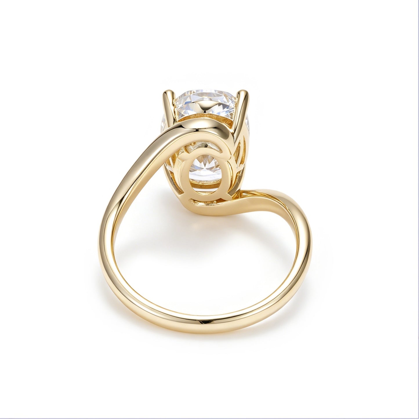 4.5 Carat Luxury Oval Cut Statement Ring
