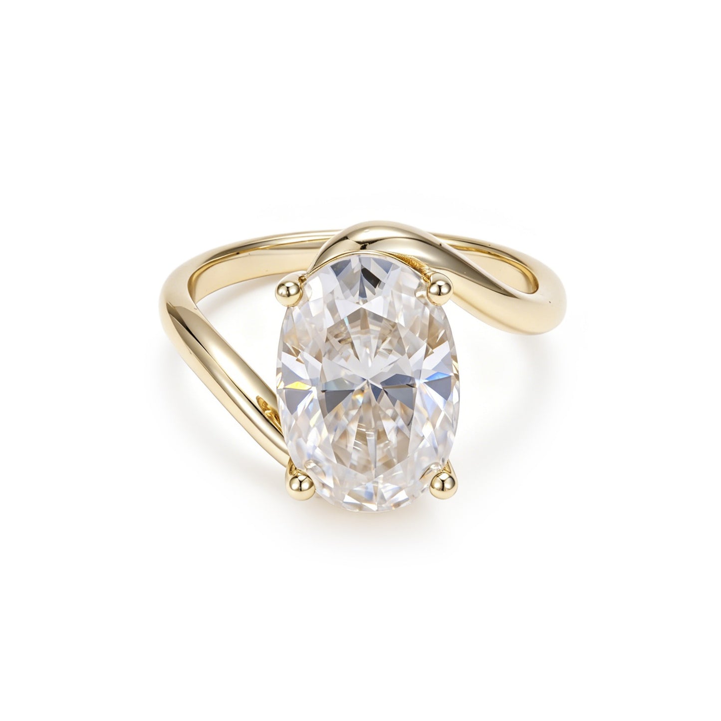 4.5 Carat Luxury Oval Cut Statement Ring
