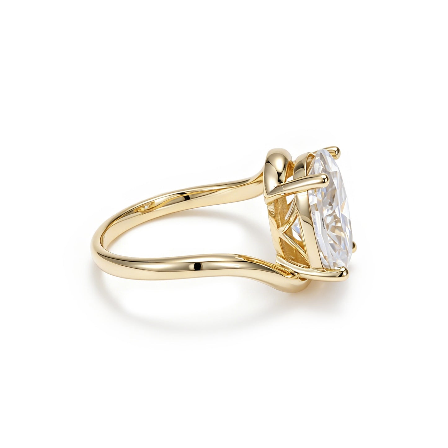 4.5 Carat Luxury Oval Cut Statement Ring