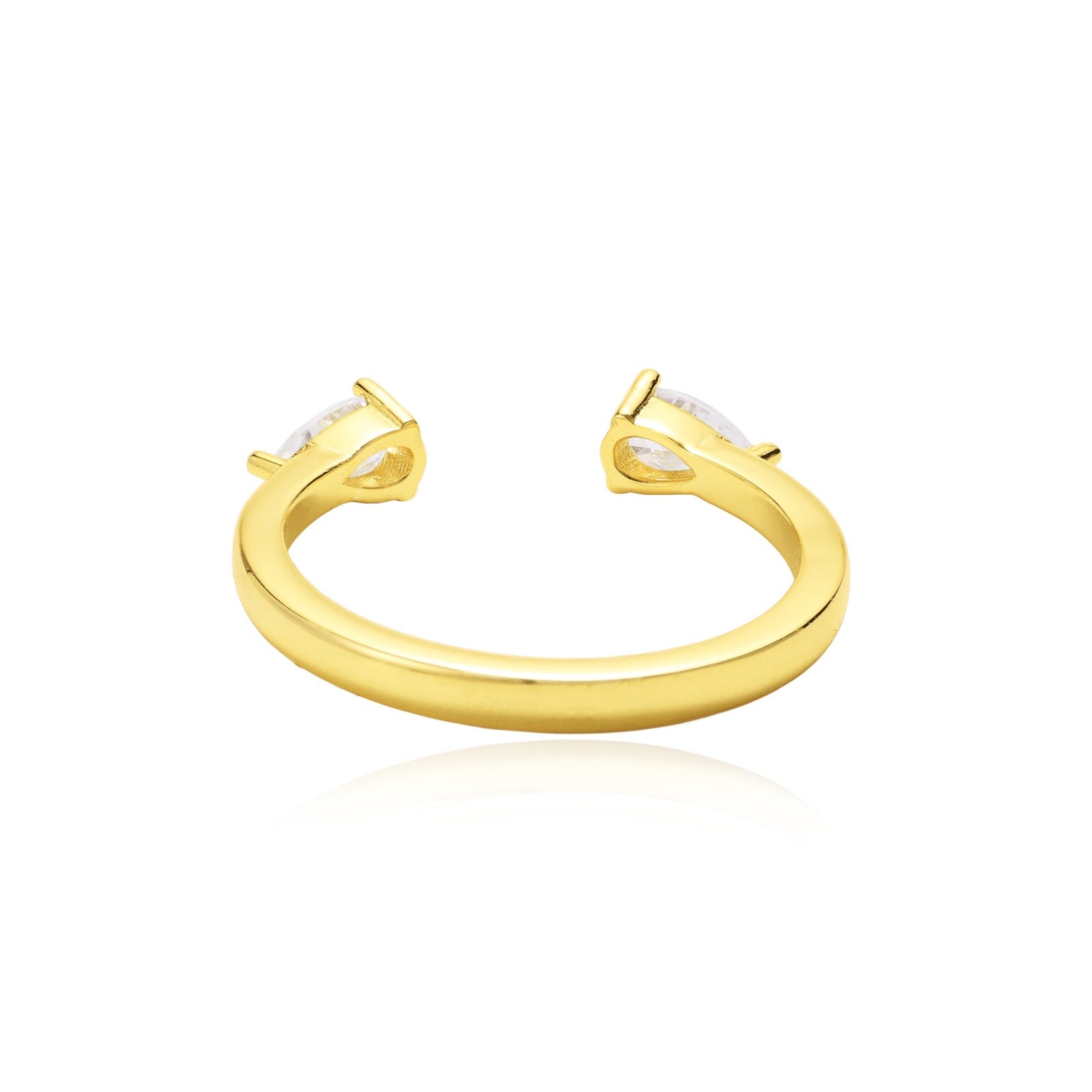 Unique Open Pear Band – view 8