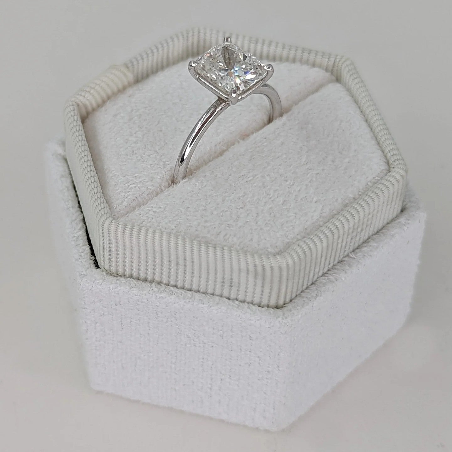 2.0 Carat Princess Cut Lab Diamond Ring – view 8