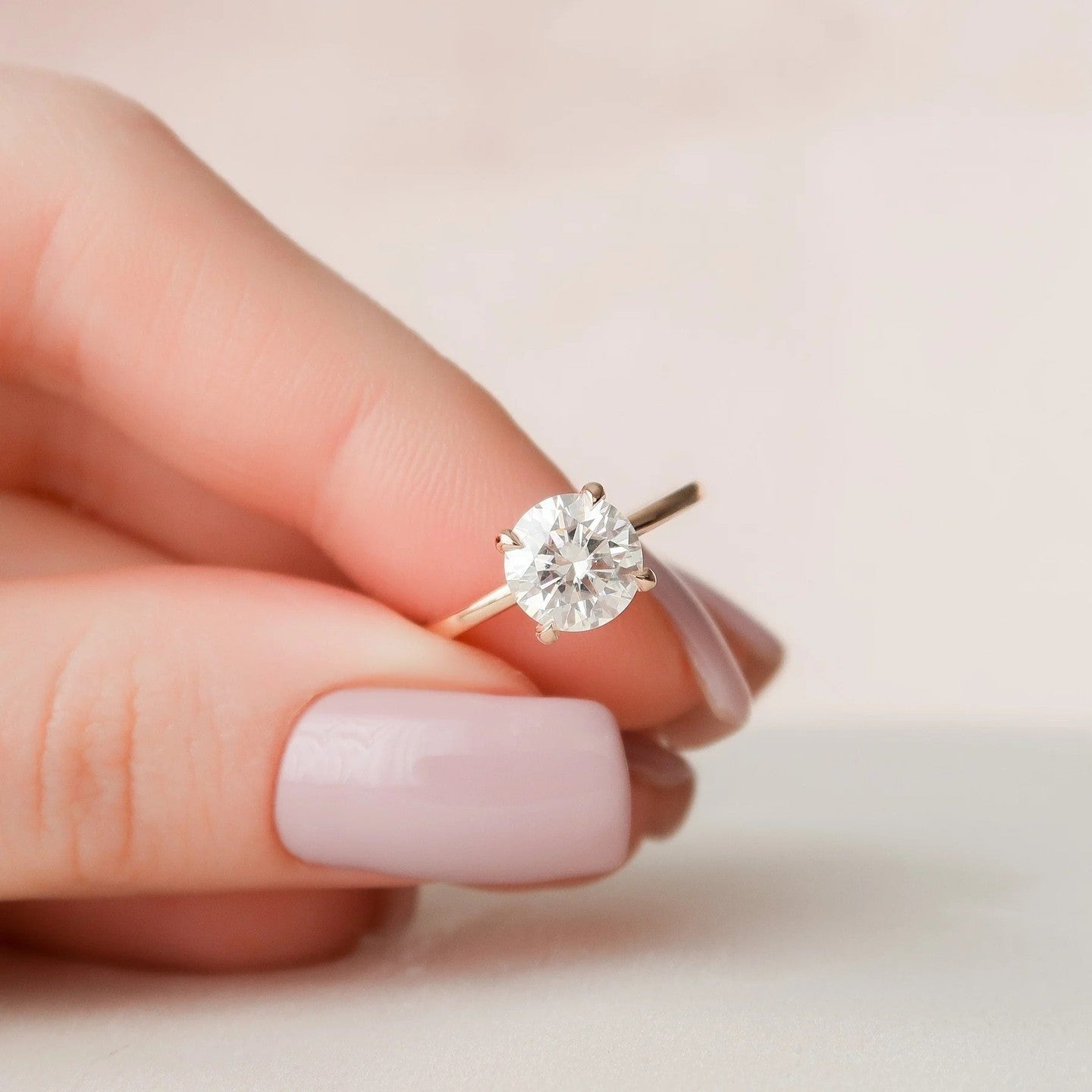 Halo Solitaire Ring