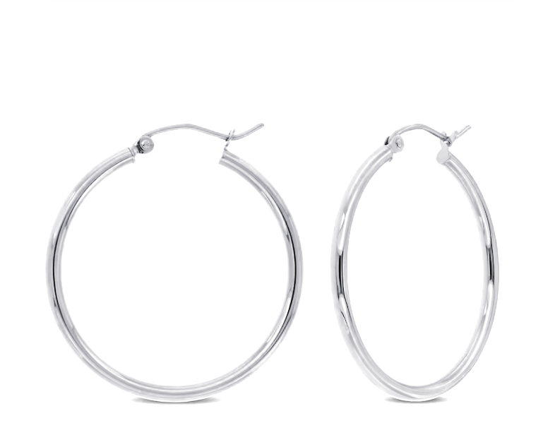 Hoop Earrings (50mm) – view 3