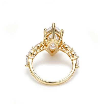 5.00 Carat Marquise Cut Engagement Ring – 8x16mm Center Stone
