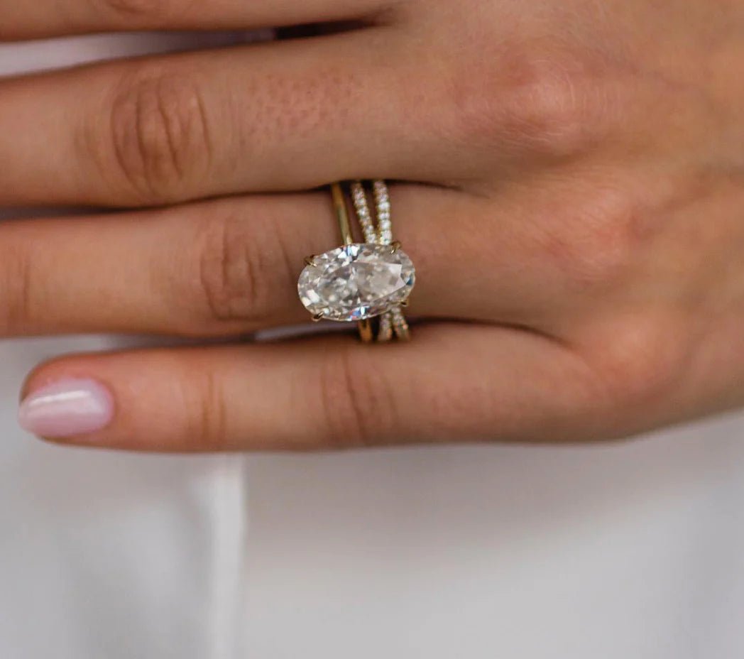 (.6 CT T.W.) Round Cut - Double Band Crossover - Reflections Jewelers