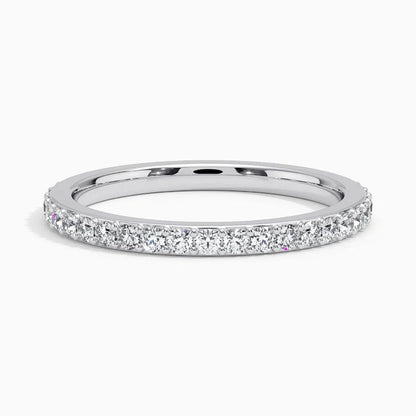 (.7 CT T.W.) Round Cut Shared Prong Eternity Diamond Ring - Reflections Jewelers