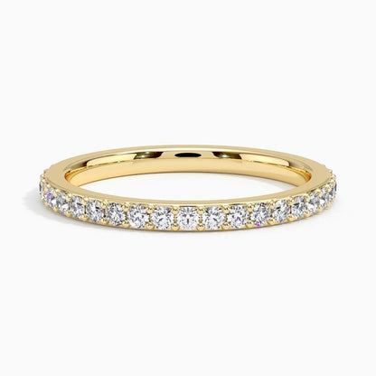 (.7 CT T.W.) Round Cut Shared Prong Eternity Diamond Ring - Reflections Jewelers
