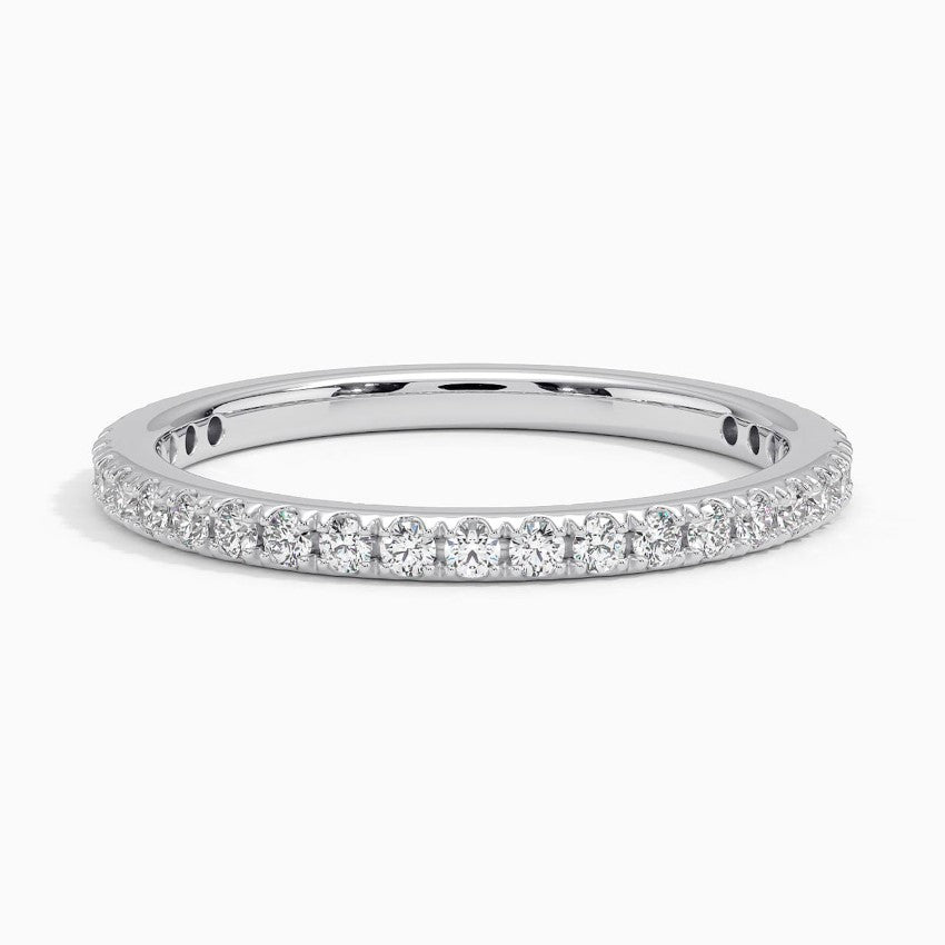 (.8 CT T.W.) Round Cut Partial Infinity Band - Reflections Jewelers