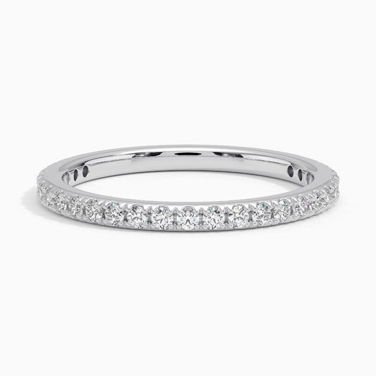 (.8 CT T.W.) Round Cut Partial Infinity Band - Reflections Jewelers