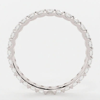 (.8 CT TW) Round Cut - Scallop Edge Pavé Band - Reflections Jewelers