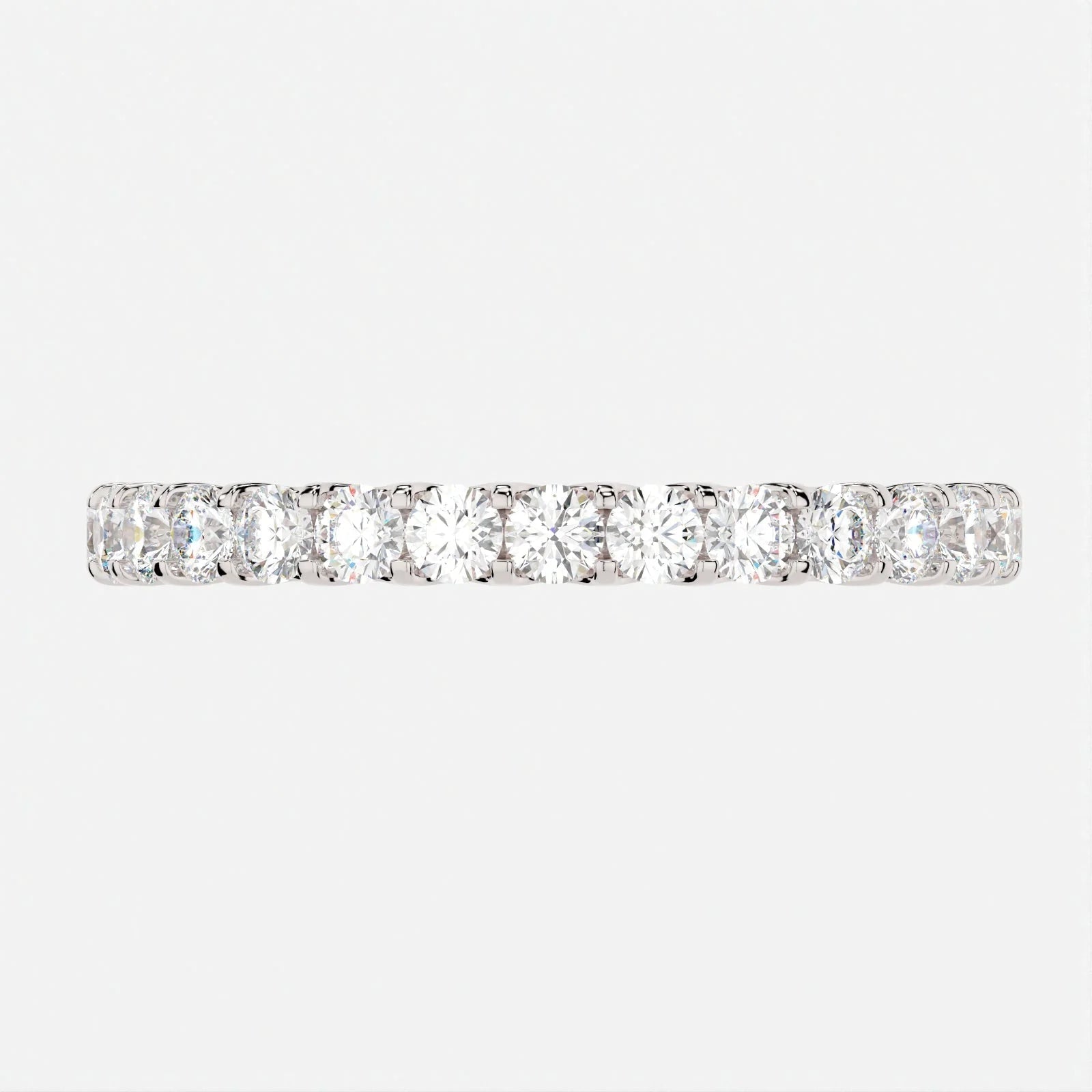 (.8 CT TW) Round Cut - Scallop Edge Pavé Band - Reflections Jewelers