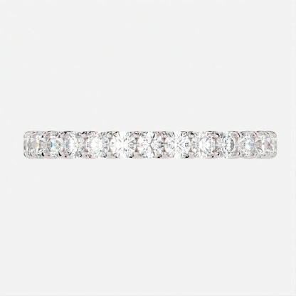 (.8 CT TW) Round Cut - Scallop Edge Pavé Band - Reflections Jewelers