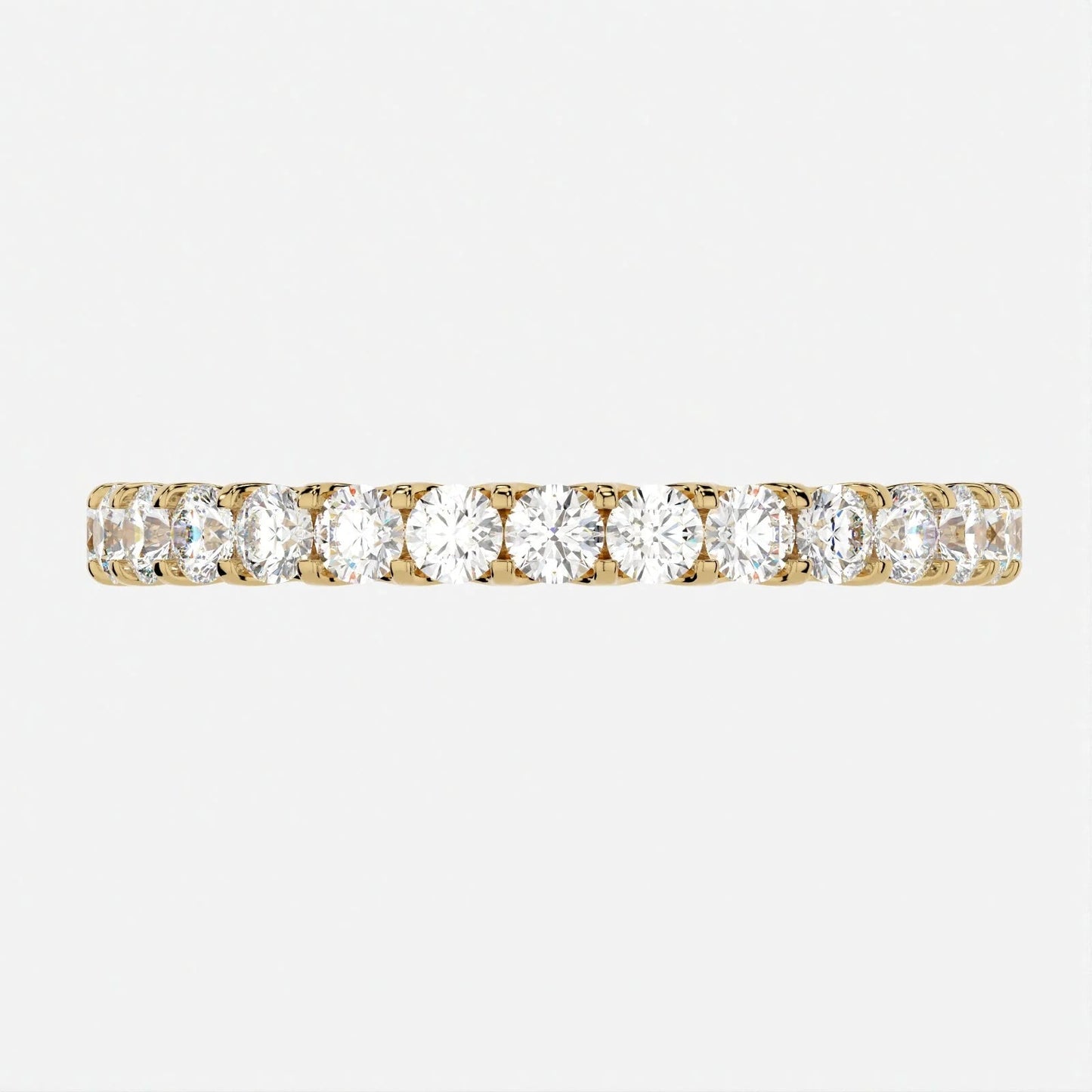(.8 CT TW) Round Cut - Scallop Edge Pavé Band - Reflections Jewelers