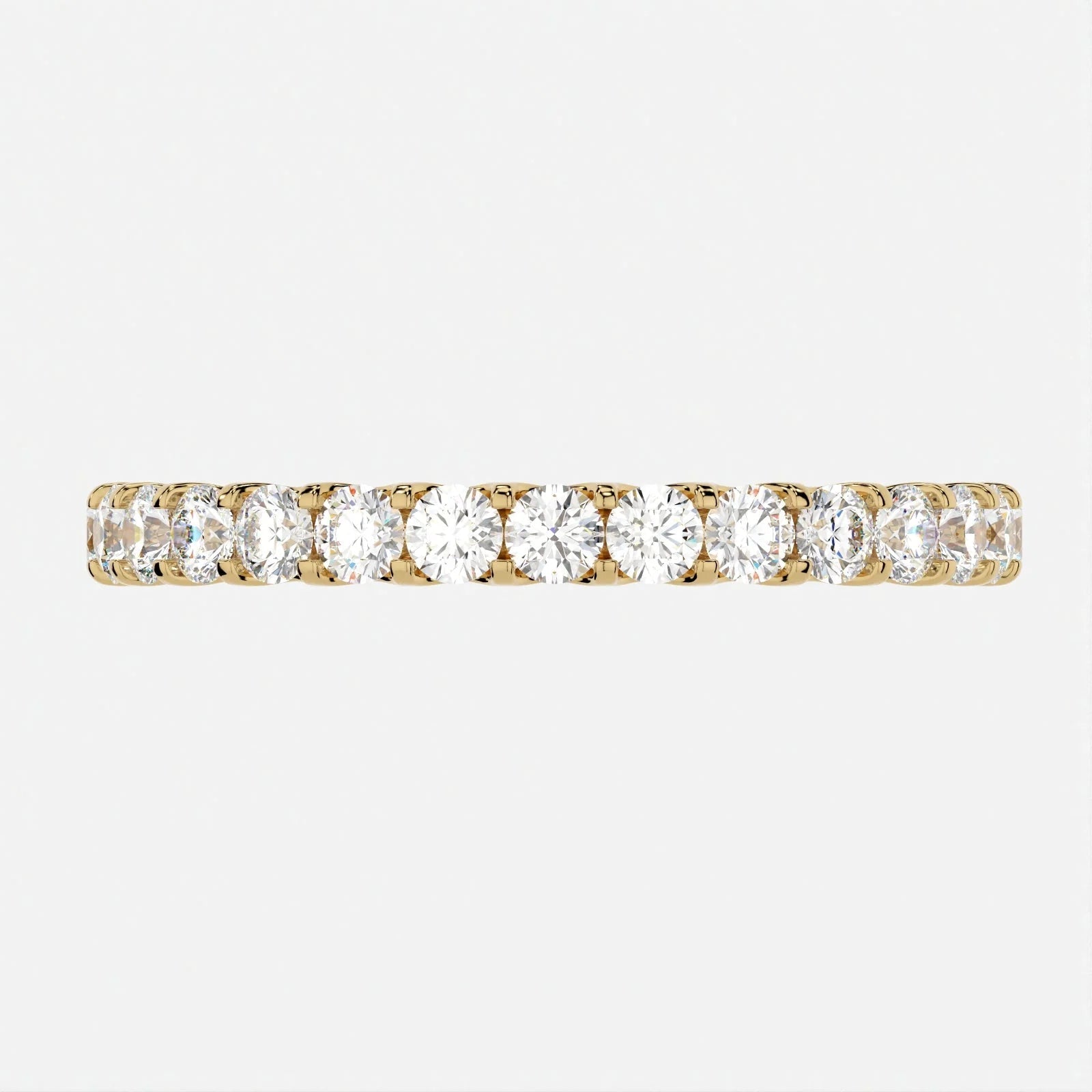 (.8 CT TW) Round Cut - Scallop Edge Pavé Band - Reflections Jewelers