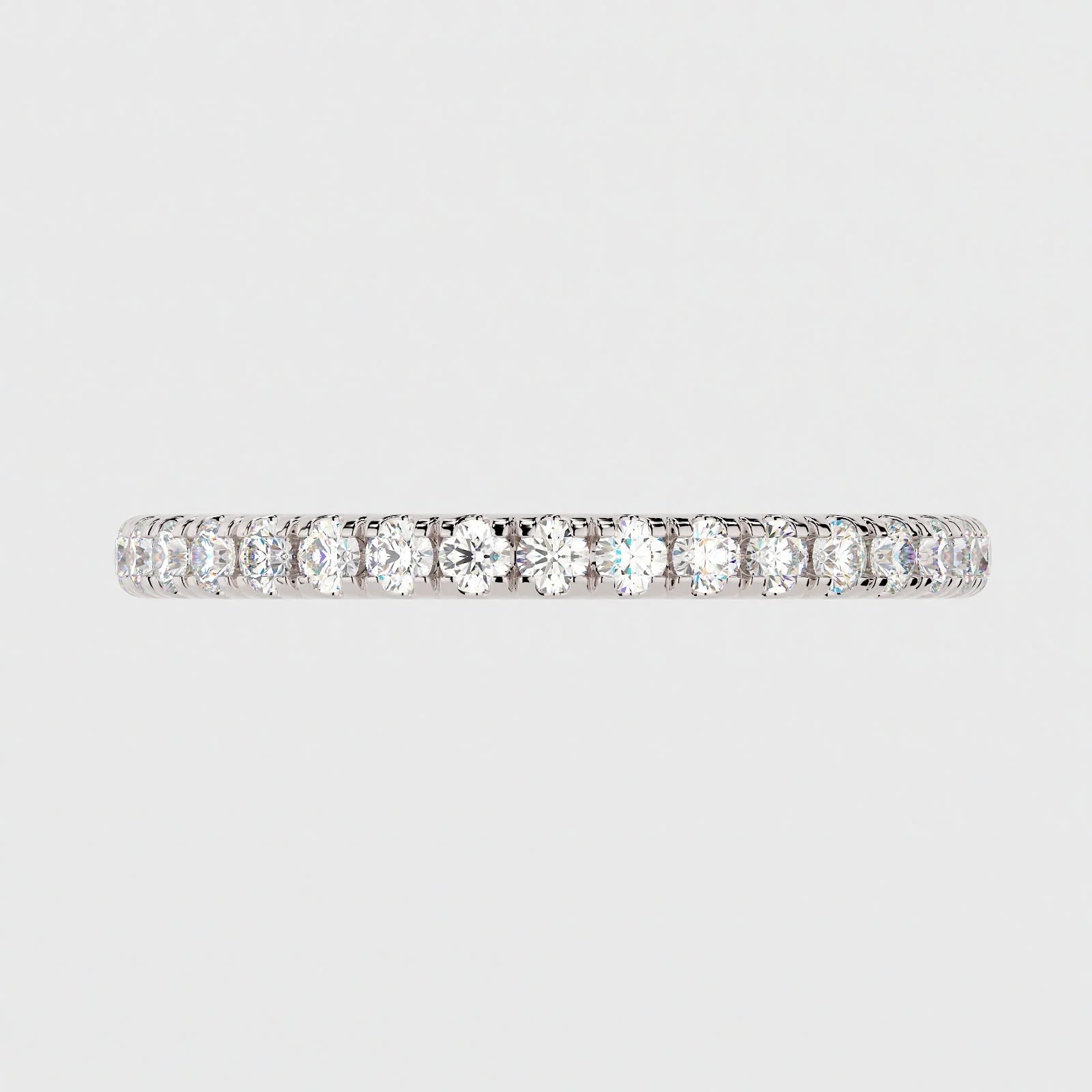 (.8 CT T.W.) Round Cut - U-Prong Pavé - Reflections Jewelers