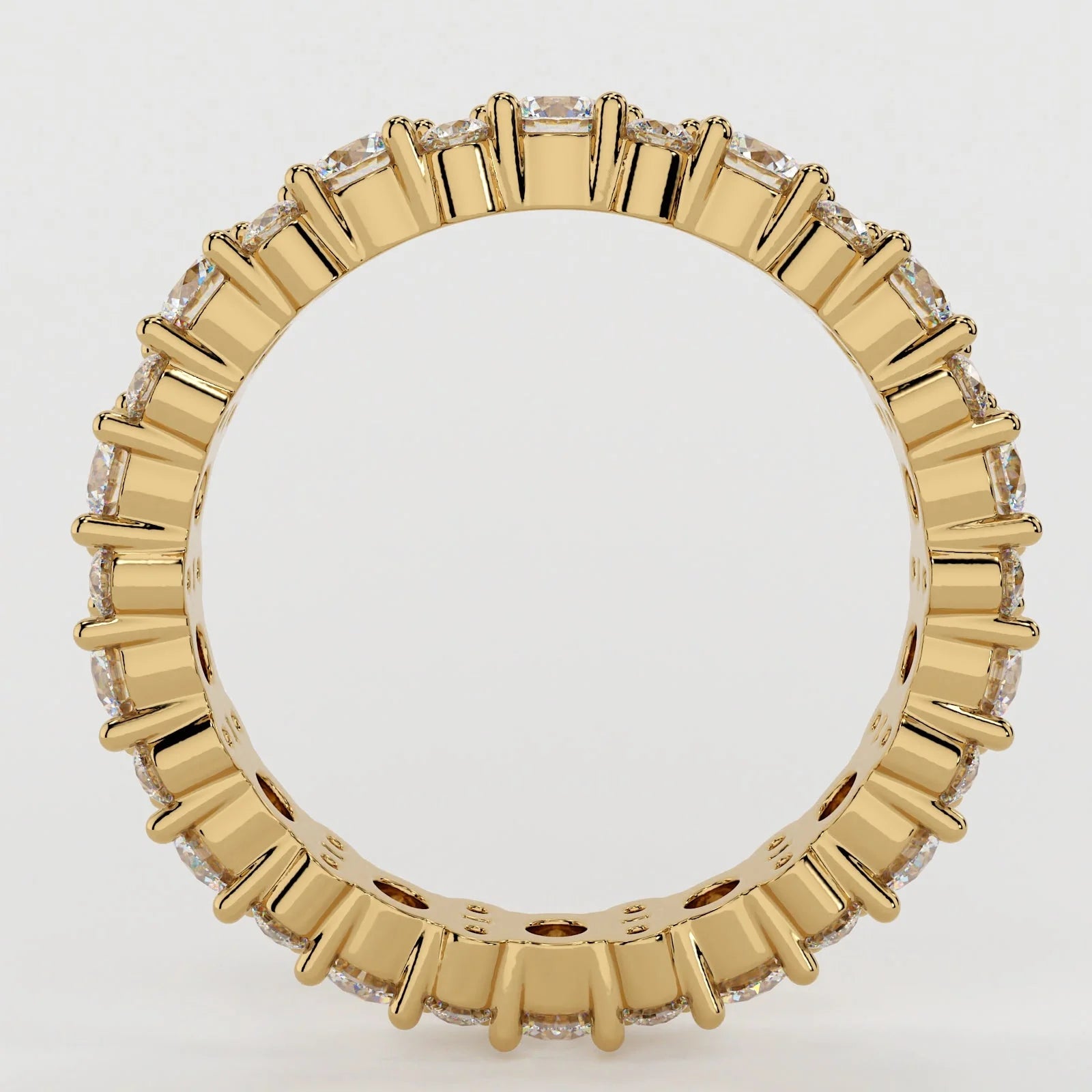  Cluster Pavé Band