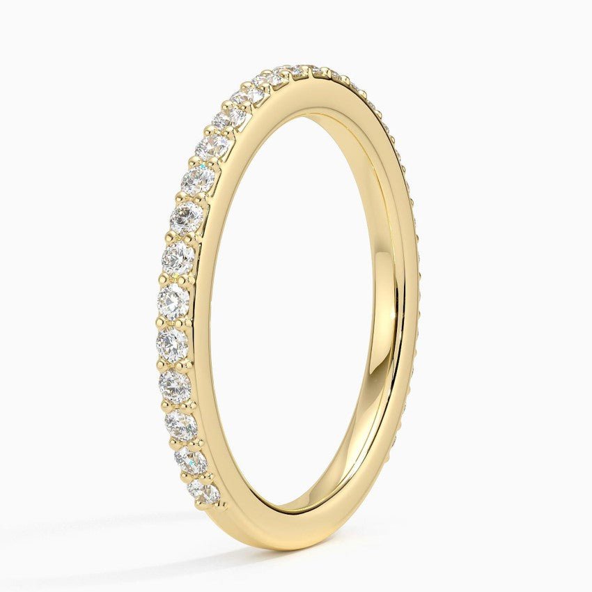 (.8CT T.W.) Round Cut Partial Infinity band - Reflections Jewelers