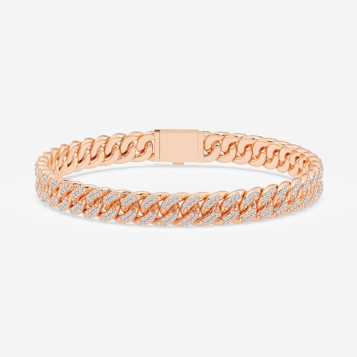 Low-Profile Iced Cuban Bracelet – view 2