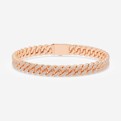 Low-Profile Iced Cuban Bracelet