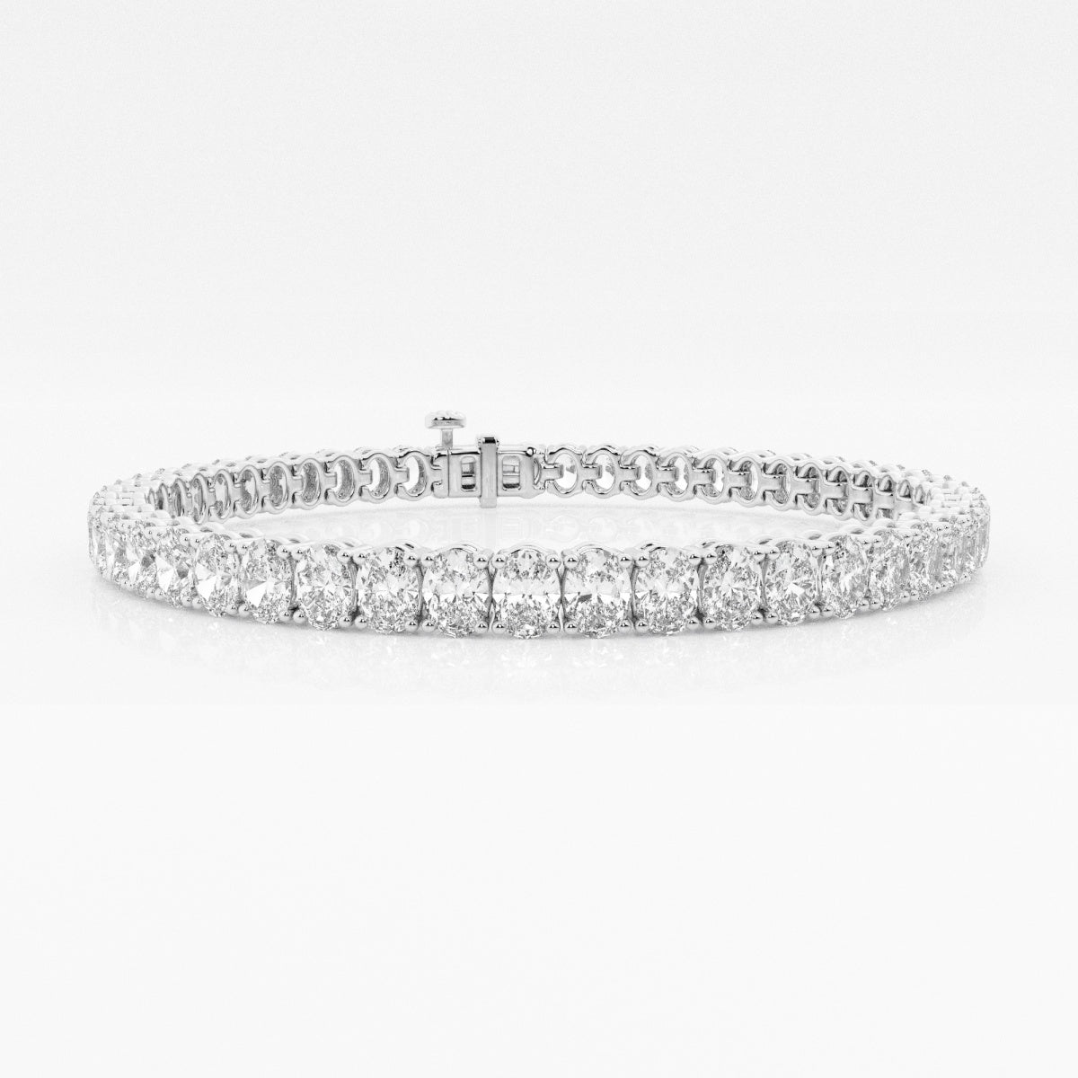 Oval Moissanite Tennis Bracelet