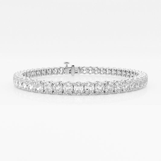 Oval Moissanite Tennis Bracelet