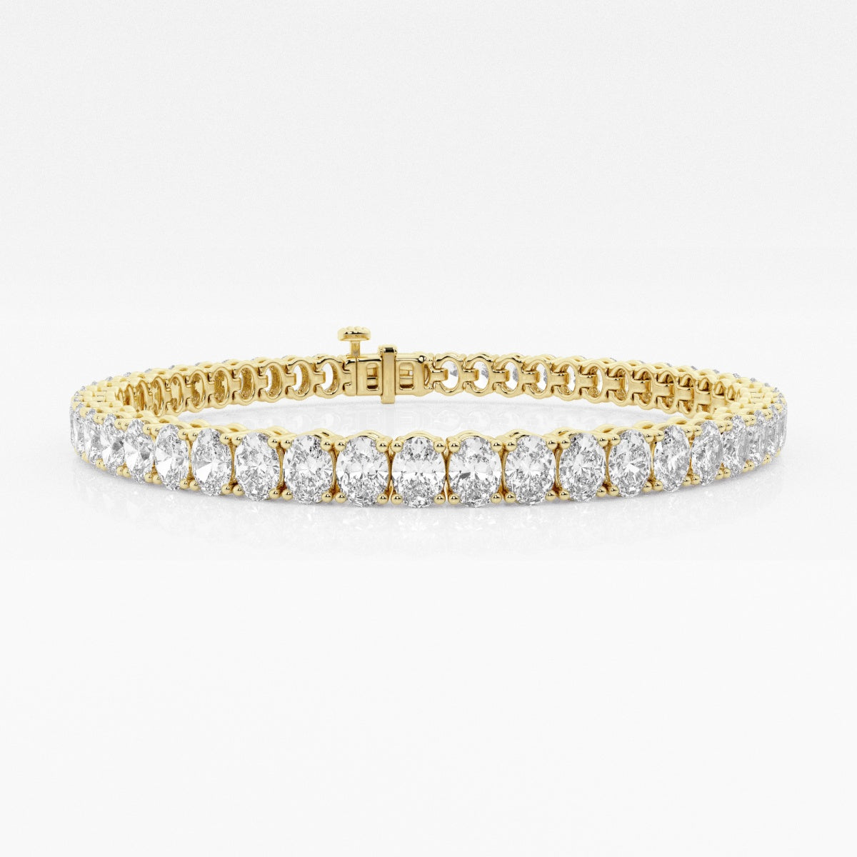 Oval Moissanite Tennis Bracelet