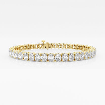 Oval Moissanite Tennis Bracelet