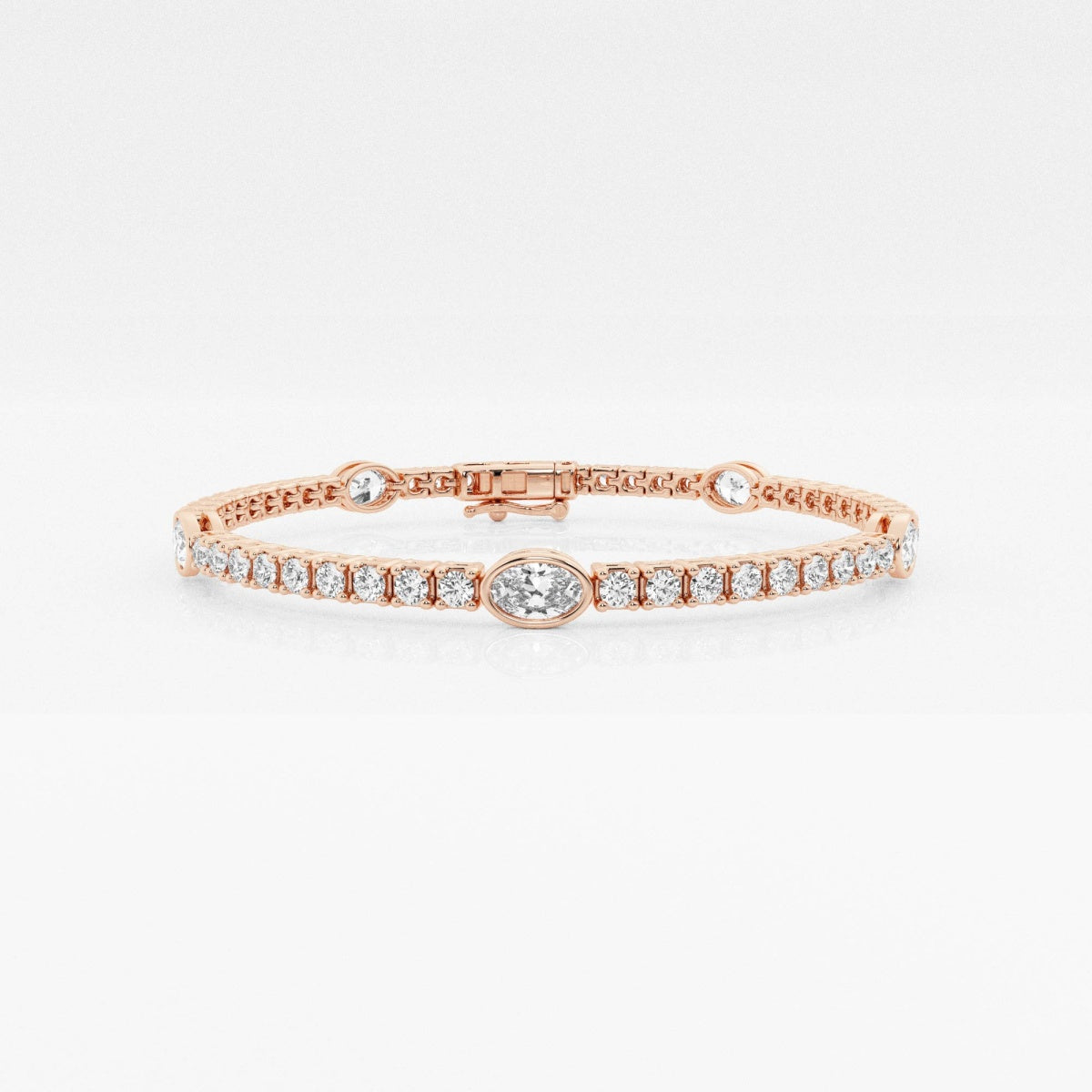 Oval Moissanite Fashion Bracelet